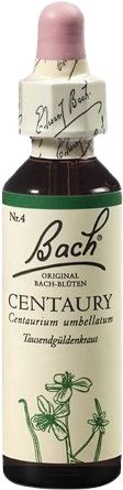 Bachovy originální květové esence Zeměžluč lékařská Centaury 20 ml