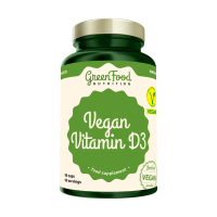 GREENFOOD NUTRITION Vegan Vitamin D3, 90 kapsúl