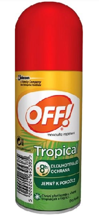 OFF! TROPICAL sprej rýchloschnúci repelent 100 ml