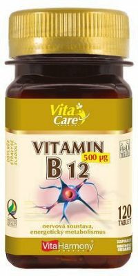 VITAHARMONY Vitamín B12 okamžitý účinok 120 tabliet