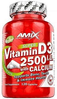 Vitamin D3 2500 I.U. s vápníkem 120 kapslí