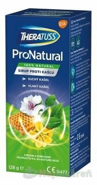 THERATUSS ProNatural sirup na suchý a vlhký kašeľ 128 g