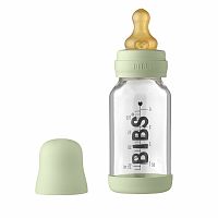 BIBS Baby Bottle sklenená fľaša Sage 1×110 ml, sklenená fľaša