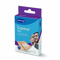 Cosmos Sensitive textilní náplast s polštářkem pro jemnou pokožku, nedělená, 0,5 m x 6 cm