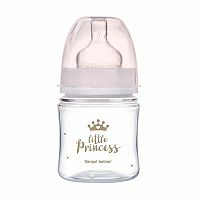 Dojčenská antikoliková fľaša široká EasyStart ROYAL BABY ružová 1×1 ks, dojčenská antikoliková fľaša