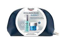 Eucerin Vianočná taštička HYALURON-FILLER + 3x EFFECT Hydratačný booster sérum + Nočný hydratačný booster