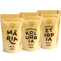 Káva Zlaté Zrnko – Spoznaj 3 kávy na filtrovanú 600g (Mária, Kolumbia, Etiópia)