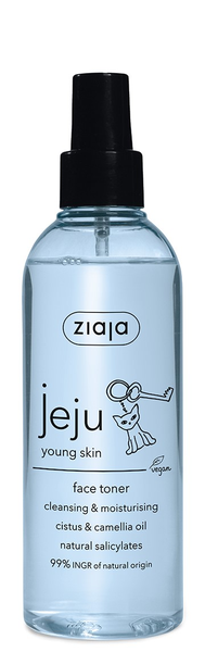 Ziaja Jeju Young Skin pleťové tonikum v spreji pre mladú pleť 200 ml