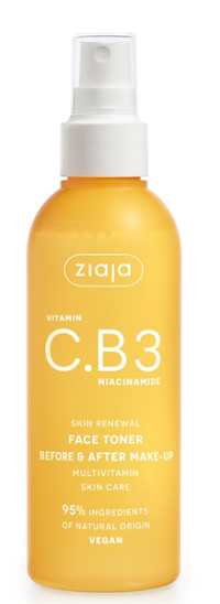 Ziaja Pleťové tonikum Vitamín C.B3 Niacinamide 190 ml