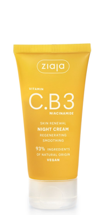 Ziaja Vitamin C.B3 Niacinamide nočná krémová maska 50 ml