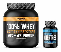 100% Whey Professional - Protein Nutrition 2000 g White Chocolate + Strawberry Pieces