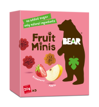 BEAR Fruit Minis jahoda a jablko 5x20 g