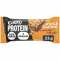 Corny Protein tyčinka s karamelom a nugátom 35 g