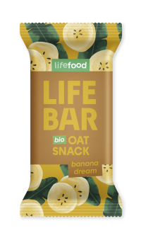 Lifefood Lifebar Oat snack banánový BIO 40 g