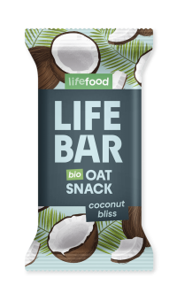 Lifefood Lifebar Oat snack kokosový BIO 40 g