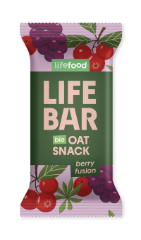 Lifefood Lifebar Oat snack ovocný BIO 40 g