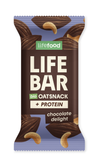 Lifefood Lifebar Oat snack proteín čokoládový BIO 40 g