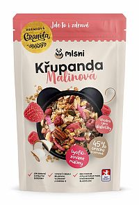 Mlsni Prémiová granola Chrumkava malinová DIA 400 g