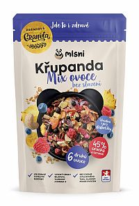 Mlsni Prémiová granola Chrumkava mix ovocia bez sladenia 400 g