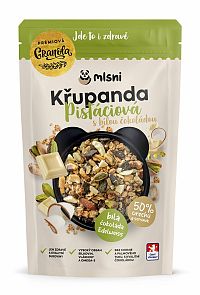 Mlsni Prémiová granola Chrumkava pistáciová s bielou čokoládou 400 g