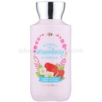 Bath & Body Works Bourbon Strawberry & Vanilla telové mlieko pre ženy 236 ml  